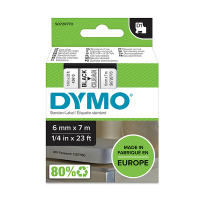 Dymo S0720770 / 43610 black on transparent tape, 6mm (original Dymo) S0720770 088002