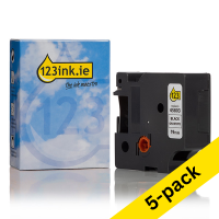 Dymo S0720830 / 45803 black on white tape, 19mm (123ink version) | 5-pack 653097