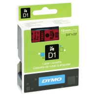 Dymo S0720870 / 45807 black on red tape, 19mm (original Dymo) S0720870 088410