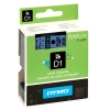 Dymo S0720960 / 53716 black on blue tape, 24mm (original Dymo) 088428 - 1