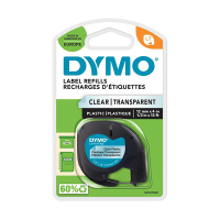 Dymo S0721530 / 12267 transparent plastic tape, 12mm (original Dymo) 088312