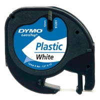 Dymo S0721610 / 91201 white plastic tape, 12mm (original Dymo) S0721610 088302