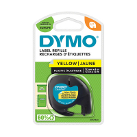 Dymo S0721620 / 91202 yellow plastic tape, 12mm (original Dymo) S0721620 088304