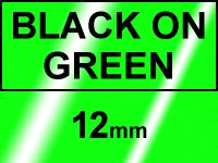 Dymo S0721740 / 91209 metallic green tape, 12mm (123ink version) S0721740C 088317 - 1