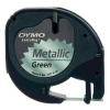 Dymo S0721740 / 91209 metallic green tape, 12mm (original) 088316 - 1