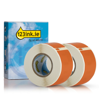 Dymo S0722370 / 99010 orange address labels 2-pack (123ink version) 089362