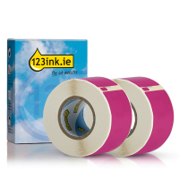 Dymo S0722370 / 99010 pink address labels 2-pack (123ink version) 089364