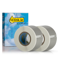 Dymo S0722370 / 99010 silver address labels 2-pack (123ink version) 089358
