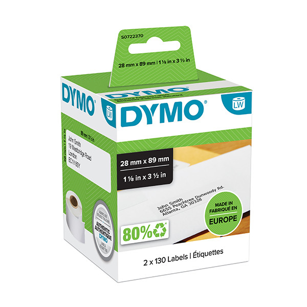 Dymo S0722370 / 99010 standard address labels (original Dymo) S0722370 088500 - 1
