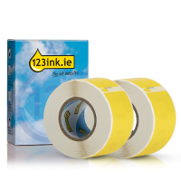 Dymo S0722370 / 99010 yellow address labels 2-pack (123ink version) 089357