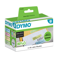 Dymo S0722380 / 99011 yellow, pink, blue and green labels (original) S0722380 088502