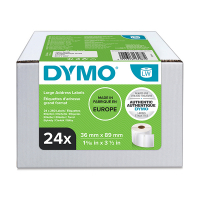 Dymo S0722390 / 13187 / 99012 large address labels, (24-pack) (original)