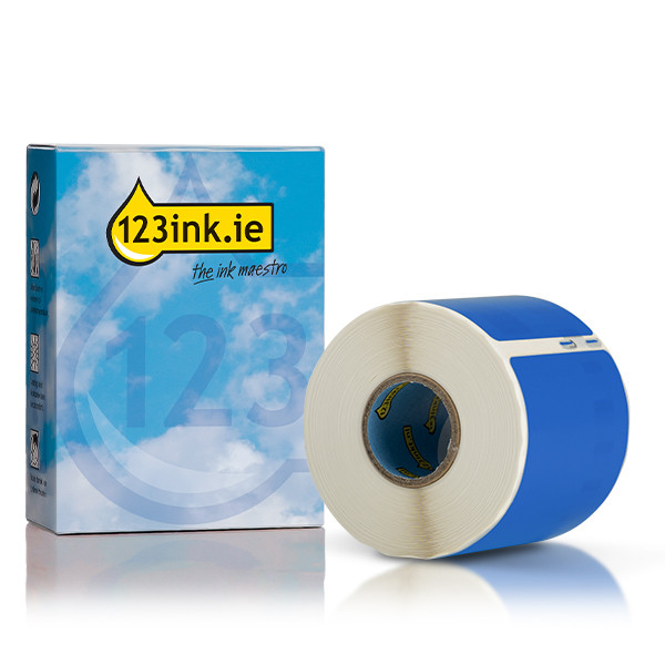 Dymo S0722430 / 99014 blue shipping and name badge labels (123ink version) 089369 - 1