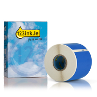 Dymo S0722430 / 99014 blue shipping and name badge labels (123ink version) 089369