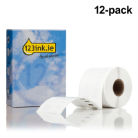 Dymo S0722430 / 99014 name-badge and shipping labels (12-pack) (123ink version) S0722420C 088549