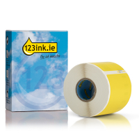 Dymo S0722430 / 99014 yellow shipping and name badge labels (123ink version) 089372