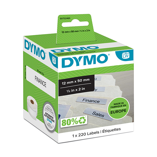 Dymo S0722460 / 99017 suspension file labels (original Dymo) 088512 - 1