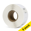 Dymo S0722470 / 99018 narrow lever arch file labels (123ink version) | 5-pack 650582 - 1