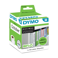Dymo S0722480 / 99019 lever arch file labels (original Dymo) 088514