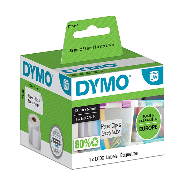 Dymo S0722540 / 11354 removable multi-purpose labels (original) S0722540 088520 - 1