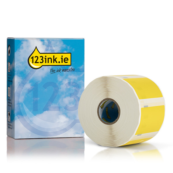 Dymo S0722540 / 11354 yellow removable multi-purpose labels (123ink version) 089355 - 1