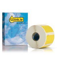 Dymo S0722540 / 11354 yellow removable multi-purpose labels (123ink version) 089355