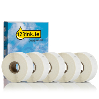 Dymo S0722550 / 11355 removable multi-purpose labels (5-pack) (123ink version)