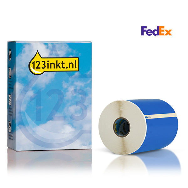 Dymo S0904980 extra large FedEx blue shipping labels (123ink version) 653283 - 1