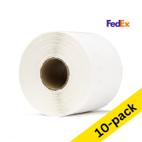 Dymo S0904980 extra large FedEx shipping labels (123ink version) | 10-pack 653286