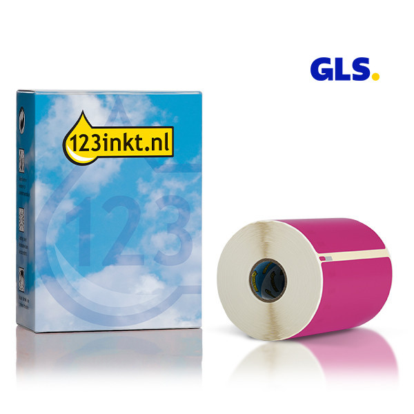 Dymo S0904980 extra large pink GLS shipping labels (123ink version) 653218 - 1