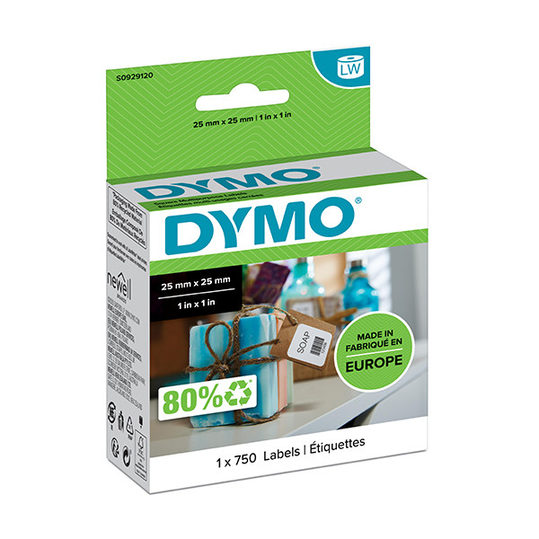 Dymo S0929120 square multi-purpose labels (original Dymo) S0929120 088556 - 1