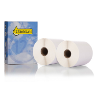 Dymo S0947420 large white shipping labels for large volumes (123ink version) | 2-pack