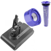 Dyson V7 / SV11 / 968670-02 battery + HEPA filter set (21.6 V, 2500 mAh, 123ink version) ADY00181 - 1
