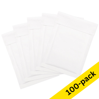 E15 padded envelope 240 x 275mm | white self-adhesive | 123ink | 100-pack