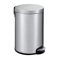 EKO Serene matte stainless steel garbage can, 12 litres 31701346 SEK00128