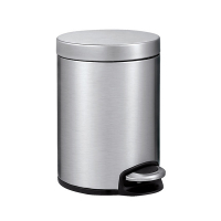 EKO Serene matte stainless steel garbage can, 5 litres 31701339 SEK00127