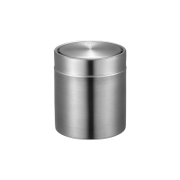 Waste bin (1.5L) | EKO Fandy matt stainless steel SEK00137