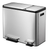 Waste bin (30L + 15L) | EKO EcoCasa Duo matt stainless steel SEK00071 - 1