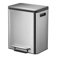 EKO Waste bin 30L | EKO EcoCasa matt stainless steel VB912830 SEK00069