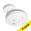 ELRO FS1805M optical smoke detector with magnet mounting (2 x 2-pack) 401062 - 1