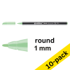 Edding 1200 apple green felt tip pen (10-pack) 239583 - 1