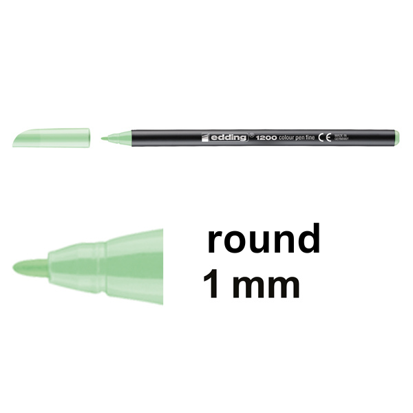 Edding 1200 apple green felt tip pen 4-1200089 239390 - 1