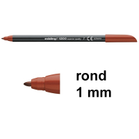 Edding 1200 brown felt tip pen (10-pack)  239562