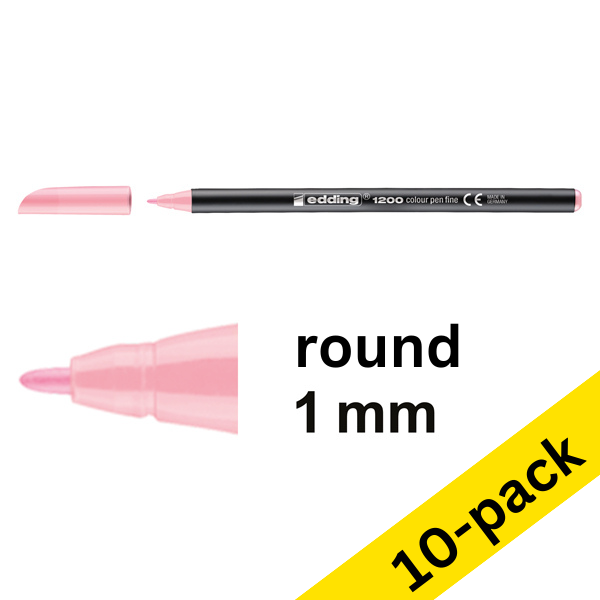 Edding 1200 cherry blossom felt tip pen (10-pack)  239584 - 1