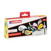 Edding 1200 felt tip pen set in a case (14-pack)