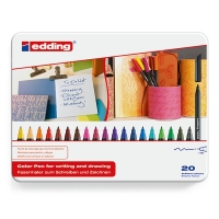 Edding 1200 felt tip pens in metal box (20-pack) 4-1200-20 239041