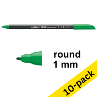 Edding 1200 green felt tip pen (10-pack)  239568