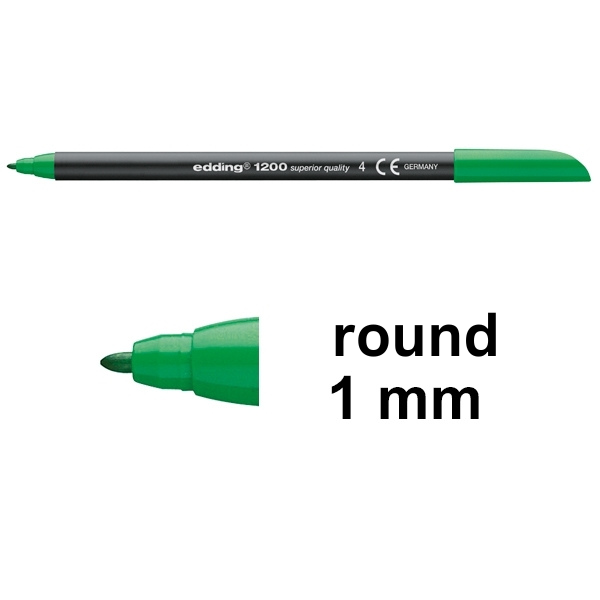 Edding 1200 green felt tip pen 4-1200004 200961 - 1