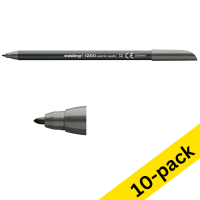Edding 1200 grey felt tip pen (10-pack)  239567