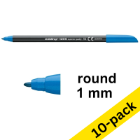Edding 1200 light blue felt tip pen (10-pack)  239572